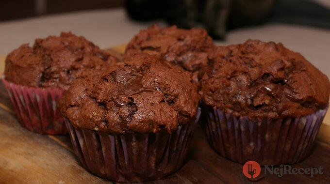 Recept Čokoládové muffiny
