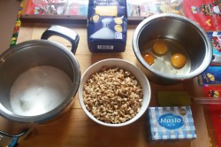 Příprava receptu Křupavé oříšky v karamelu a oplatce - GRILÁŽKY, krok 1