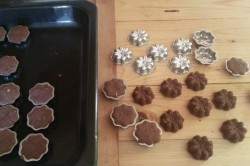 Příprava receptu Kakaové kytičky s chutí skořice, krok 3