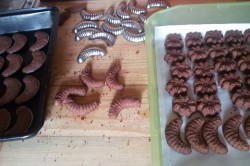 Příprava receptu Kakaové kytičky s chutí skořice, krok 4