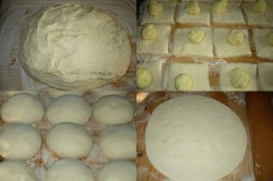 Příprava receptu Babiččiny plněné bramborové placky, krok 1
