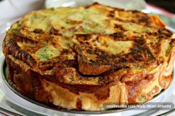 Příprava receptu Slaný toastový dort s brokolicí, krok 5