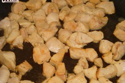 Příprava receptu Pikantní kuřecí masíčko s houbami, krok 1