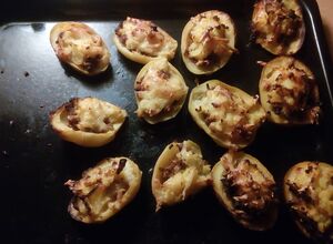 Recept Plněné brambory