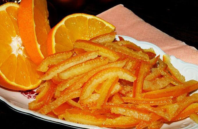 Recept Kandovaná pomerančová kůra