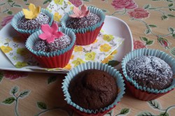 Příprava receptu Měkoučké muffinky jako pavučinka, krok 10