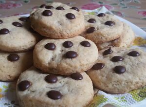 Recept Jednoduché cookies s čokoládou