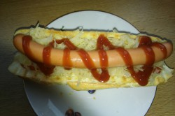 Příprava receptu Hot dog klasika a hot dog se zelím, krok 1
