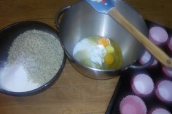 Příprava receptu Muffinky plněné vanilkovým krémem, krok 2