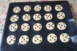 Příprava receptu Jednoduché cookies s čokoládou, krok 5