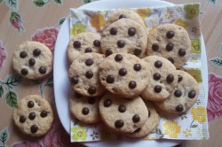 Příprava receptu Jednoduché cookies s čokoládou, krok 7