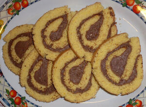 Recept Piškotová roláda s kakaovým krémem