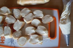 Příprava receptu Slané kanapky - Rychlé pohoštění pro návštěvu, krok 5
