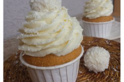 Příprava receptu Fantastické vanilkové muffiny s RAFFAELLO krémem, krok 1