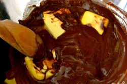 Příprava receptu Čokoládové cookies KRAVIČKA - fotopostup, krok 1