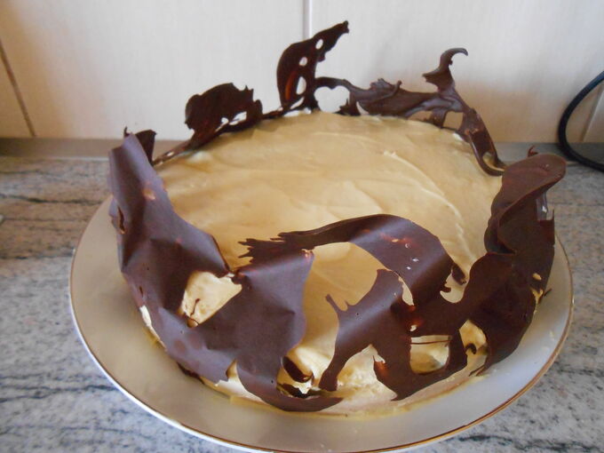 Recept Piškotový dort s pudinkovým krémem