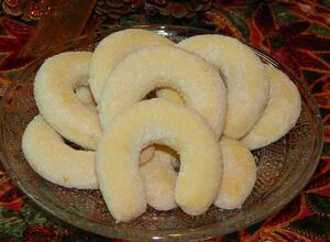 Recept Křehké vanilkové rohlíčky s mandlemi