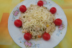 Recept Zeleninové rizoto s kuřecím masem