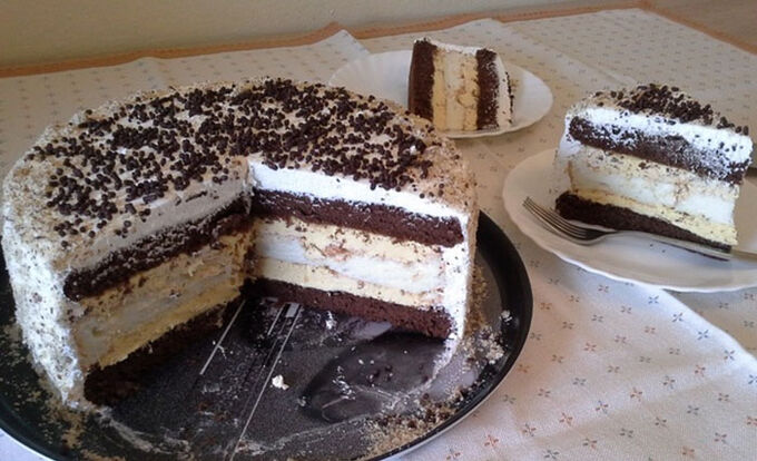 Recept Slavnostní krémový dort s bílou čokoládu