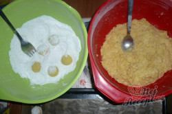 Příprava receptu Pomerančovo-kokosové crinkles, krok 2