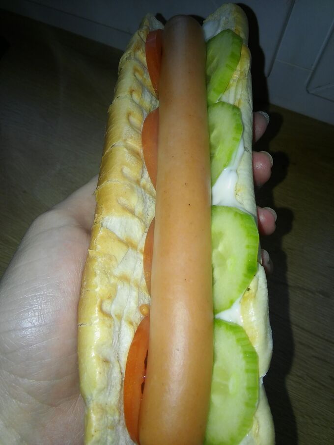 Recept Hot dog klasika a hot dog se zelím