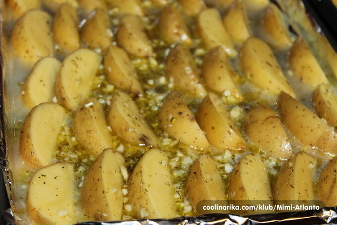 Recept Řecké brambory se sýrem feta