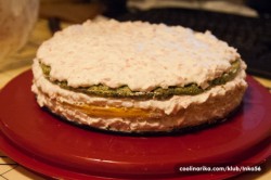 Příprava receptu Slavnostní slaný dort, krok 2