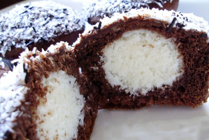 Recept Luxusní muffiny s kokosovým překvapením