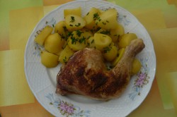 Recept Pečená kuřecí stehna