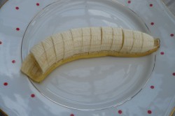 Příprava receptu Banánové jednohubky v kokosu, krok 1