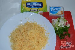 Příprava receptu Pomazánka z uzeného sýra, krok 1