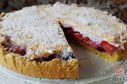 Příprava receptu Linecký koláč s ovocem a sněhem, krok 1