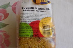 Příprava receptu Bulgur s quinoa a sušenou paprikou, krok 1