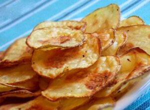 Recept Zdravější chipsy z trouby