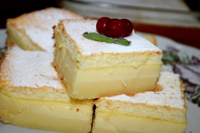 Recept Delikátní vanilkový koláč
