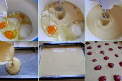 Příprava receptu Ovocná bublanina, krok 1