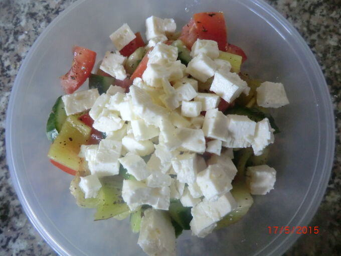 Recept Zeleninový salát s balkánem