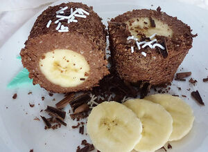 Recept Banány v tvarohovo čokoládové náplni - FOTOPOSTUP