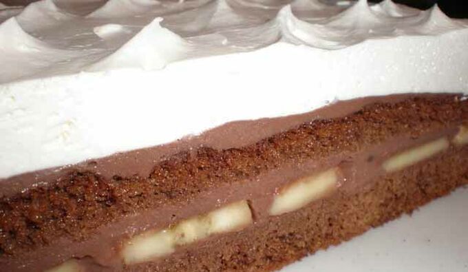 Recept Krémový čokoládový dort