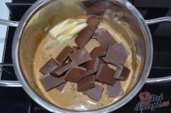 Příprava receptu Kávové lanýže - fotopostup, krok 3