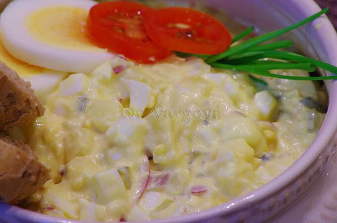 Recept Vajíčkový salát