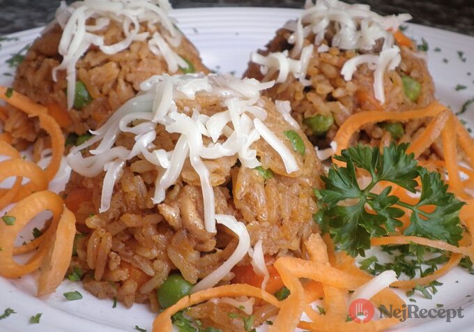 Recept Kuřecí rizoto se zeleninou a restovanými játry
