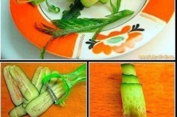 Příprava receptu 10 úžasných nápadů na nádherné dekorace ze zeleniny, krok 6