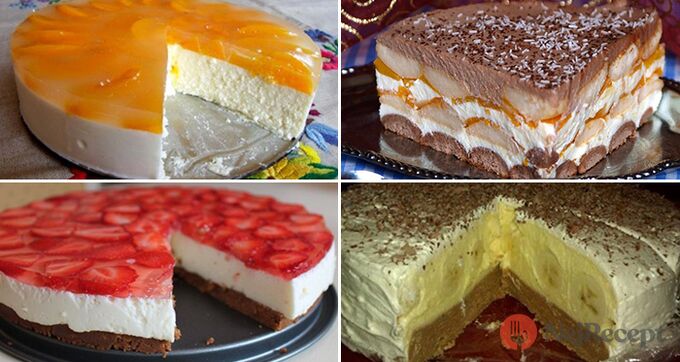22 nejlepších receptů na pečené a nepečené dorty
