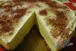 Příprava receptu Nepečený dort s vanilkovým krémem, krok 15