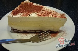 Příprava receptu Nepečený dort s vanilkovým krémem, krok 16