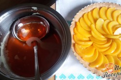 Příprava receptu Nejjednodušší ovocný koláč se želatinou, krok 12