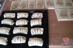 Příprava receptu Croissanty s lískooříškovou náplní - FOTOPOSTUP, krok 13