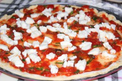 Příprava receptu Křupavá pizza z ovesných vloček bez droždí, krok 7