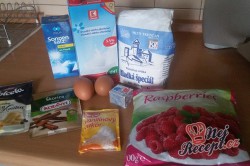 Příprava receptu Lívance s malinovým přelivem, krok 1
